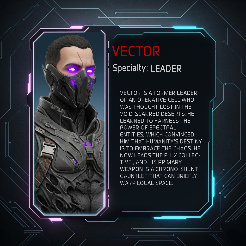 Vector Character Card