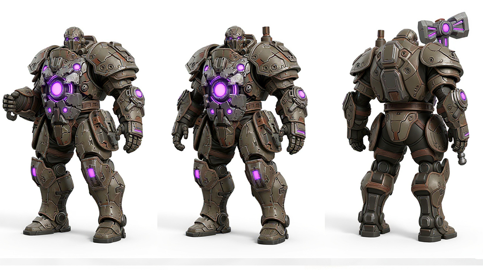 Ruin Character Model Sheet