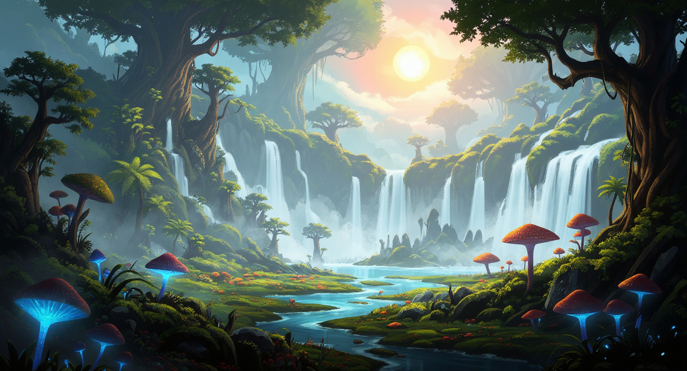 Echoed Wilds Concept Art Primary View