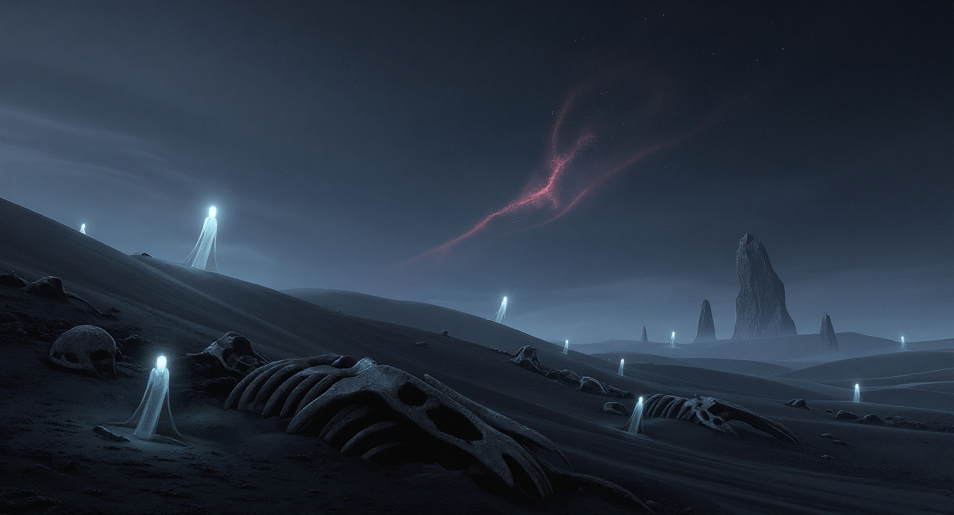 Void-Scarred Deserts Concept Art Primary View
