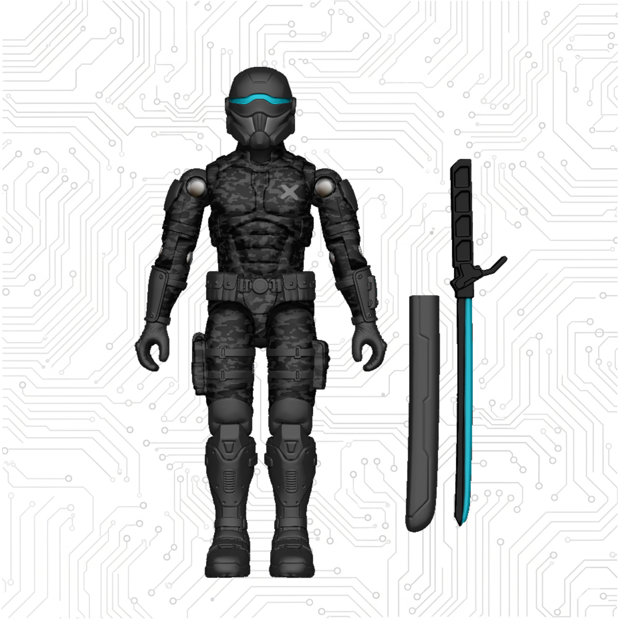 Ghostwire Action Figure Primary View