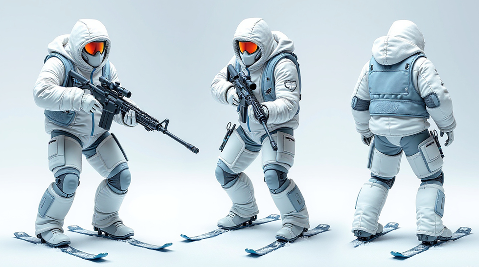 Snowdrift Character Model Sheet
